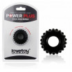 Чёрное эрекционное кольцо POWER PLUS Cockring с выступами