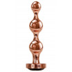Золотистый анальный стимулятор-елочка Gold Digger Large - 13,5 см.