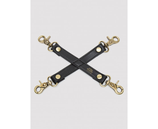 Черный фиксатор для манжет Bound to You Faux Leather Hogtie