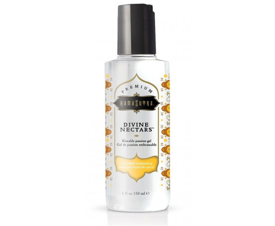 Гель-лубрикант на водной основе Divine Nectars Vanilla с ароматом ванили - 150 мл.