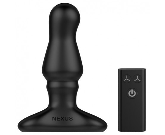 Черный вибростимулятор простаты Nexus Bolster - 12,3 см.