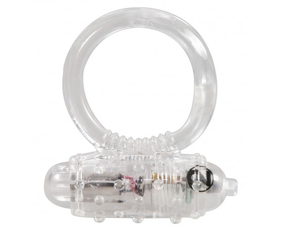 Прозрачное эрекционное виброкольцо Vibro Ring Clear