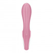 Розовый вибратор-кролик с расширением Air Pump Bunny 2 - 20,4 см.