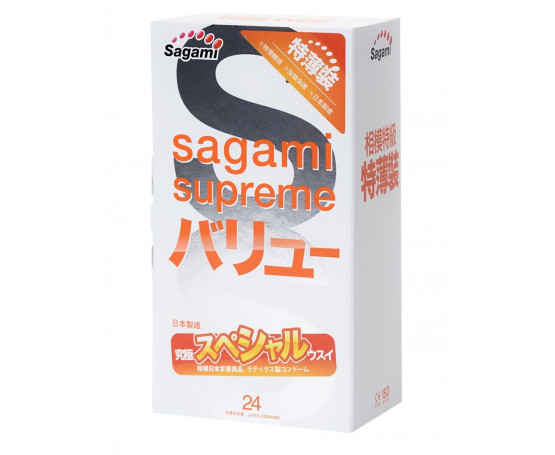Ультратонкие презервативы Sagami Xtreme Superthin - 24 шт.