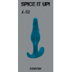 Бирюзовая анальная пробка Starter - 10,5 см.