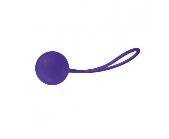 Фиолетовый вагинальный шарик Joyballs Trend Single с петелькой