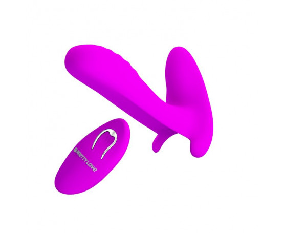Лиловый мультифункциональный вибратор Remote Control Massager