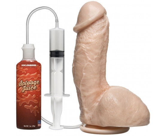 Фаллоимитатор с имитацией семяизвержения The Amazing Squirting Realistic Cock - 18,8 см.