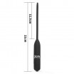 Черный уретральный виброплаг Silicone Vibrating Urethral Dilator - 21 см.