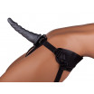 Насадка-фаллоимитатор на кожаных трусиках Harness Ultra Realistic 6,5  - 18,5 см.
