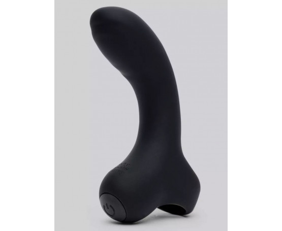 Черный вибратор на палец для G-стимуляции Sensation Rechargeable G-Spot Vibrator