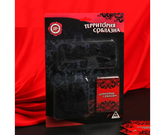 Эротический набор  Территория соблазна  с игровыми фантами