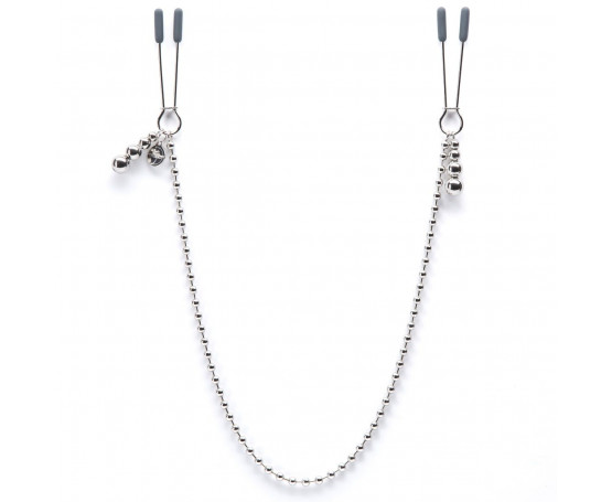 Зажимы для сосков на нитке бусин At My Mercy Chained Nipple Clamps