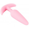 Розовая анальная втулка Mini Butt Plug - 8,4 см.