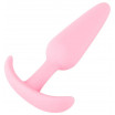 Розовая анальная втулка Mini Butt Plug - 8,4 см.