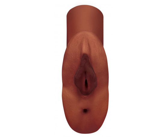 Коричневый мастурбатор Perfect Pussy Double Stroker