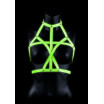Портупея Bra Harness с неоновым эффектом - размер S-M