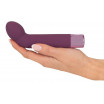 Фиолетовый G-стимулятор с вибрацией G-Spot Vibe - 16 см.