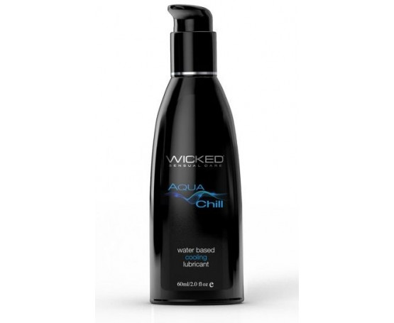 Охлаждающий лубрикант на водной основе Wicked AQUA CHILL - 60 мл.