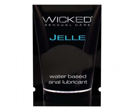Анальный лубрикант Wicked Jelle на водной основе - 3 мл.