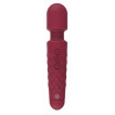Красный вибромассажер Dashing Wand - 21 см.