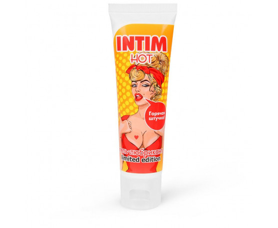 Возбуждающий гель-лубрикант INTIM HOT LIMITED EDITION - 50 гр.
