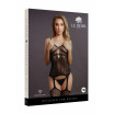Эффектный комбинезон со стразами Suspender Rhinestone Bodystocking