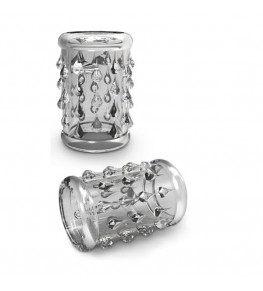 Прозрачная насадка с капельками STAY HARD COCK SLEEVE 05 CLEAR