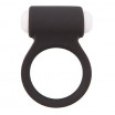 Чёрное эрекционное виброкольцо LIT-UP SILICONE STIMU RING 3 BLACK