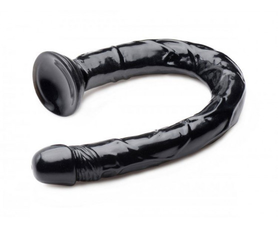 Черный анальный фаллоимитатор Hosed Realistic Anal Dildo - 50,8 см.