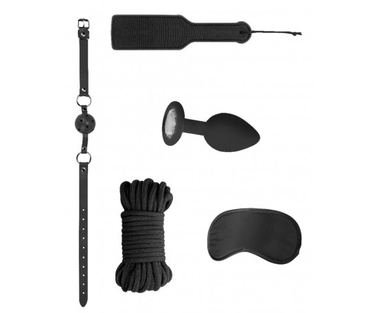 Черный игровой набор Introductory Bondage Kit №5