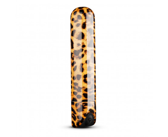 Леопардовая вибропуля Nayo Bullet Vibrator - 9 см.