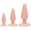 Набор телесных анальных пробок Anal Trainers Kit