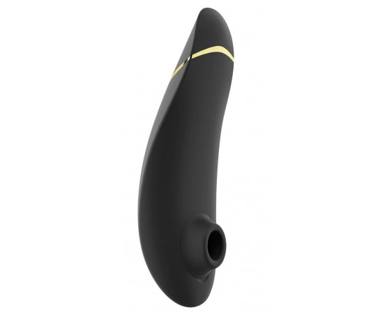 Черный клиторальный стимулятор Womanizer Premium 2