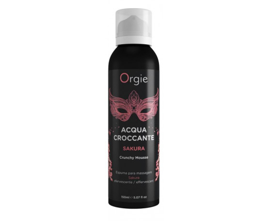 Хрустящая пенка для массажа Orgie Acqua Croccante Sakura с ароматом сакуры - 150 мл.