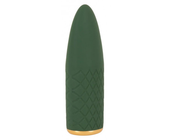 Зеленый мини-вибратор Luxurious Mini Vibrator - 11,5 см.