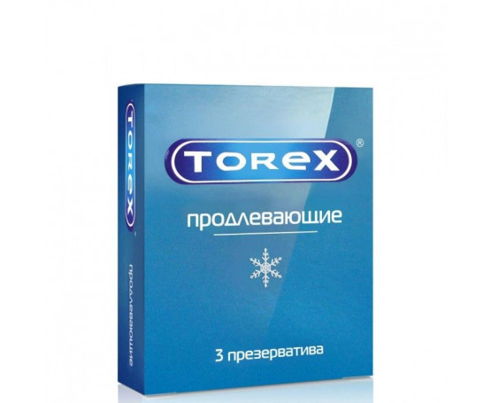 Презервативы Torex  Продлевающие  с пролонгирующим эффектом - 3 шт.