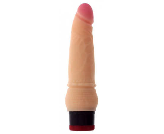 Вибратор-реалистик со встроенным пультом REALSTUFF 6INCH VIBRATOR - 15,5 см.