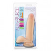 Телесный фаллоимитатор 7 inch Sensa Feel Dildo - 17,8 см.