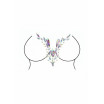Пояс для чулок с гартерами и наклейкой Kiss Garterbelt   Dazzling Sticker