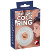 Прозрачное гладкое кольцо Stretchy Cockring