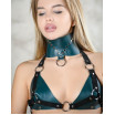Изумрудный широкий ошейник Wide Emerald Collar