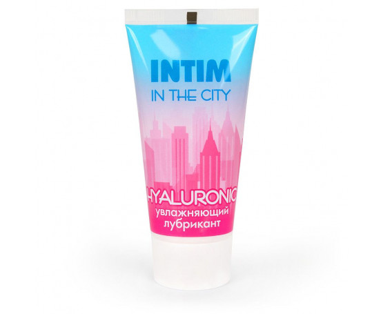 Увлажняющий лубрикант на водной основе Intim in the city Hyaluronic - 60 гр.