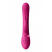Розовый вибромассажер May Pulse-Wave   C-spot   G-Spot Rabbit - 22 см.