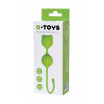 Зеленые вагинальные шарики A-Toys с ушками