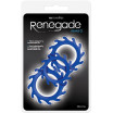 Набор из 3 синих эрекционных колец Renegade Gears
