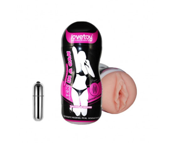 Мастурбатор-вагина Sex In A Can Vibra Vagina Tunnel