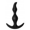 Чёрная анальная пробка Bent Anal Plug Black - 13 см.