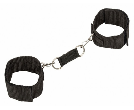 Черные наручники Bondage Collection Wrist Cuffs