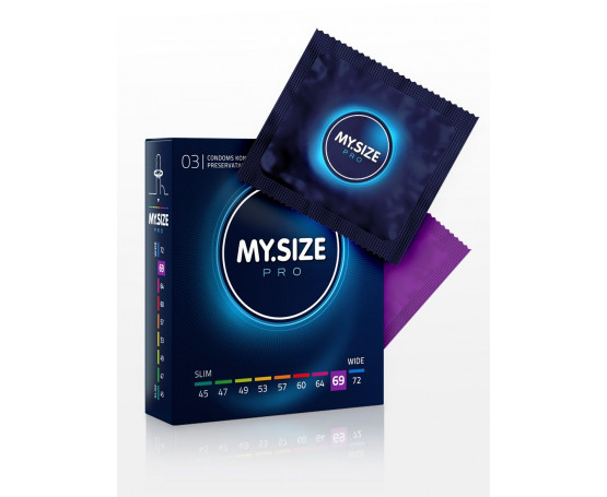 Презервативы MY.SIZE размер 69 - 3 шт.